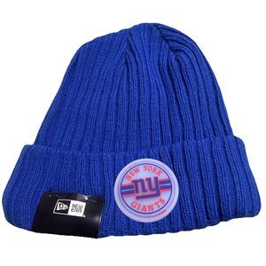 NFL The Football New York Giants New Era Cuffed Beanie Brand New Tags BIG BLUE!
